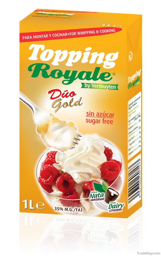 Topping Royale Duo Gold Blended Dairy and Vegetable Cream