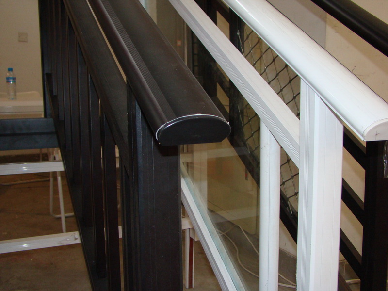 aluminum stair handrail