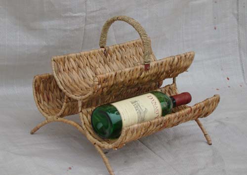 wicker flower basket