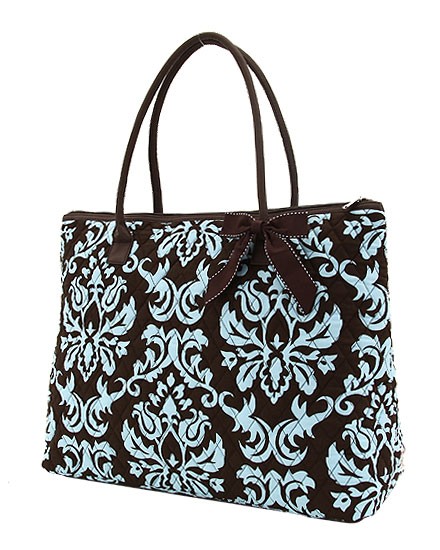 Cotton quilted Monogrammable Large Tote