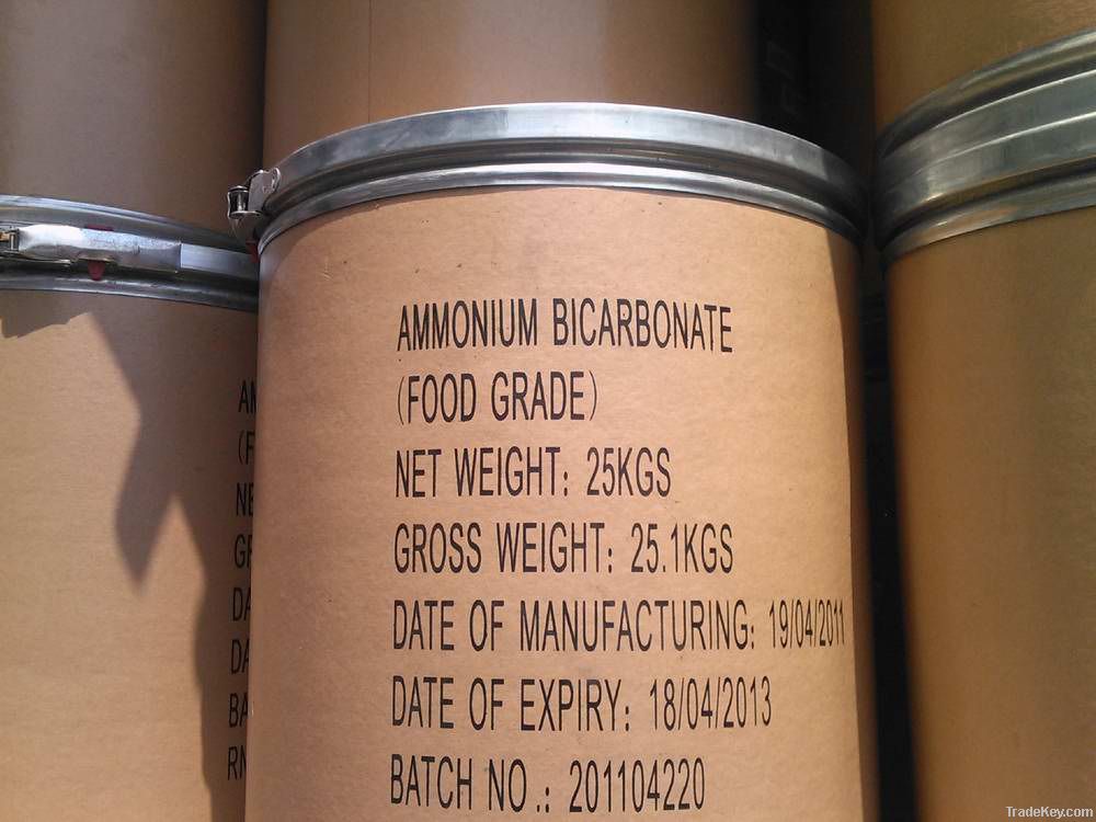 AMMONIUM BICARBONATE FOOD GRADE