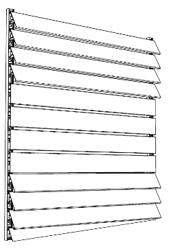 Serie LCF-Combi - Continuos louver