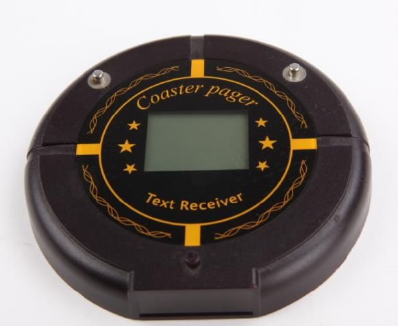 alphanumeric coaster pager