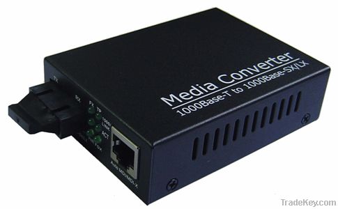 10/100/1000M Media Converter with Management