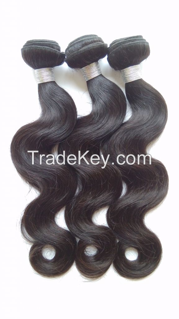 6A Unprocessed Brazilian Virgin Hair Extension Human Hair Weaving