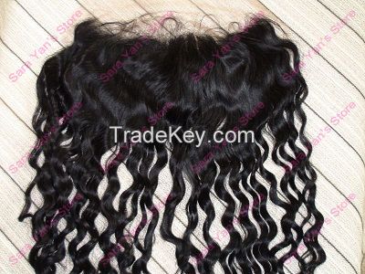 5A Brazilian Virgin Hair Full Lace Frontal