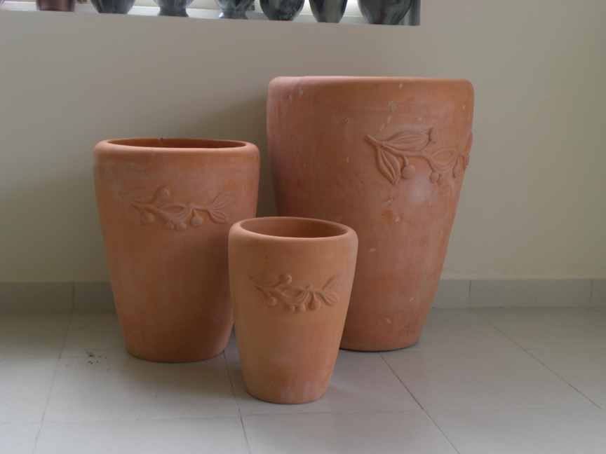 Terracotta set of 3