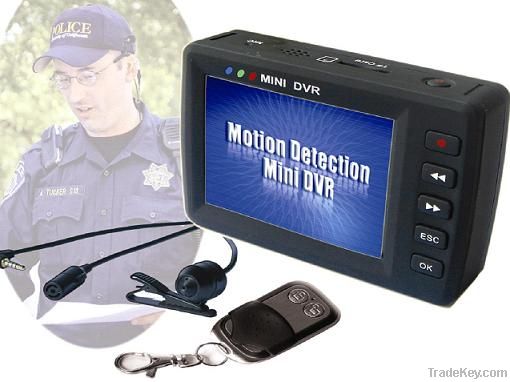 Mini Portable DVR With 2.5inch TFT LCD Screen and Motion Detecte