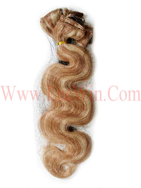 Clips in hair extension