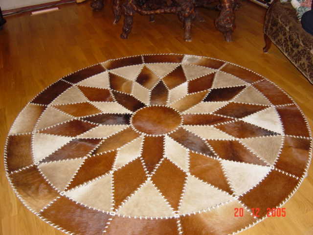 CARPETS, PATCHWORKS, COWHIDE RUGS