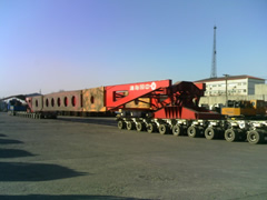 hydraulic modular trailer