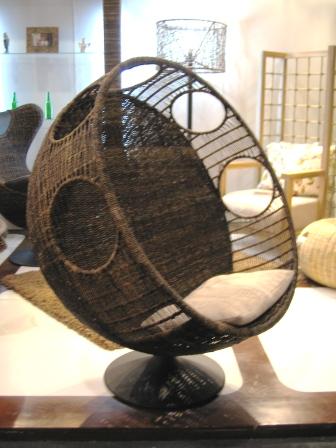 POLKA CHAIR IN ABACA ROPES