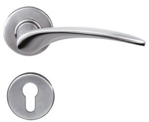 stainless steel solid lever door handle