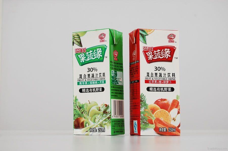 aseptic juice/milk carton pack