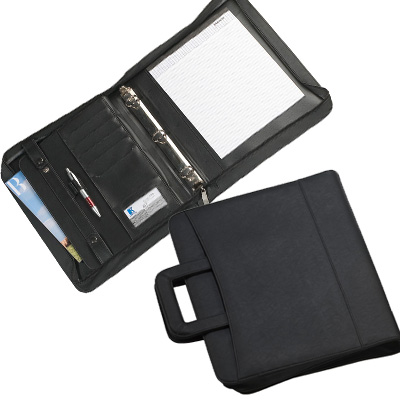 portfolio, leather portfolio, organizer , zipper padfolio ck2568