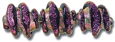 Dichroic Twist Glass Bead