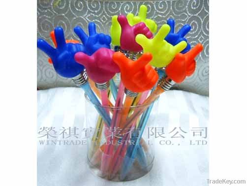 Promotional Flashing Fingers Pen