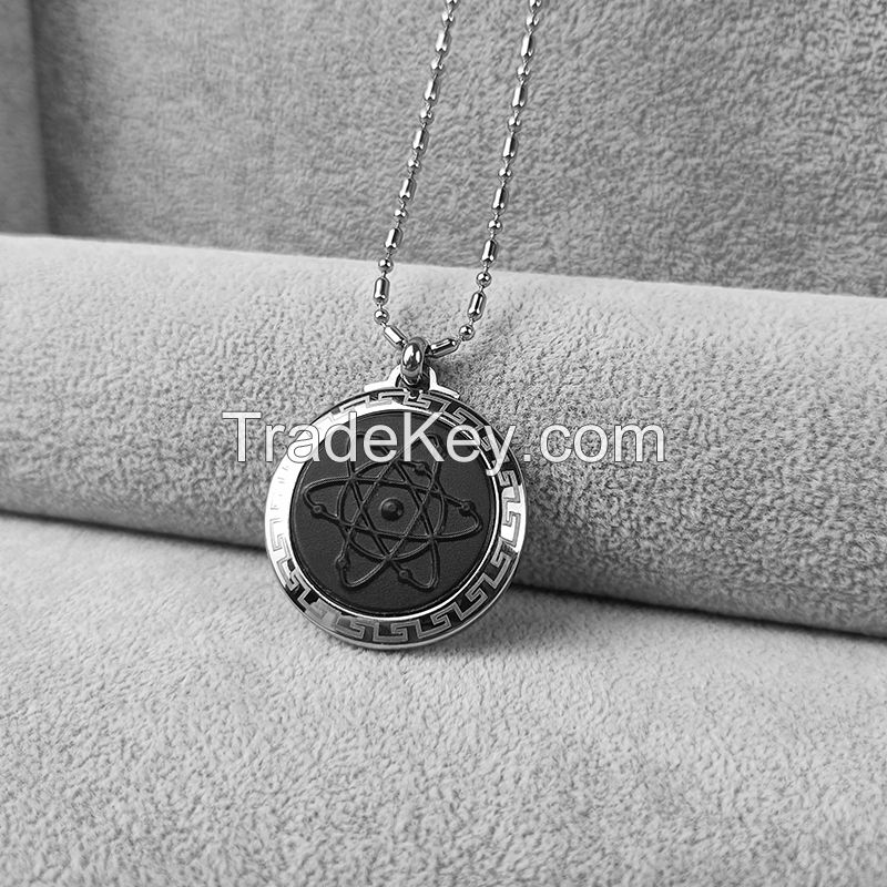 Quantum Energy Negative Ions Stainles Steel Pendant