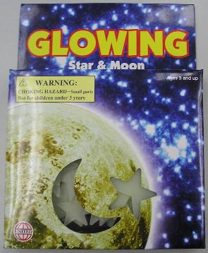 Glow in the Dark ~ Star & Moon