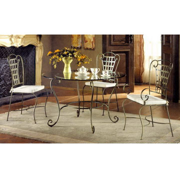 Wrought Iron Dining Set