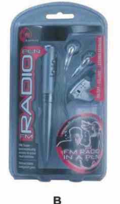 Metal Radio Pen with Earphone