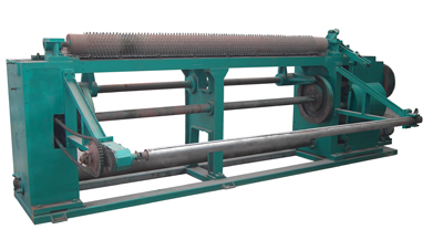 knitting machine of heavy hexagonal wire mesh