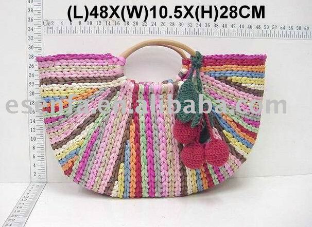 beautiful straw bag