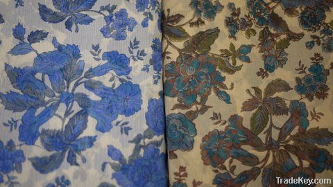 Printed Chiffon Silk Fabric