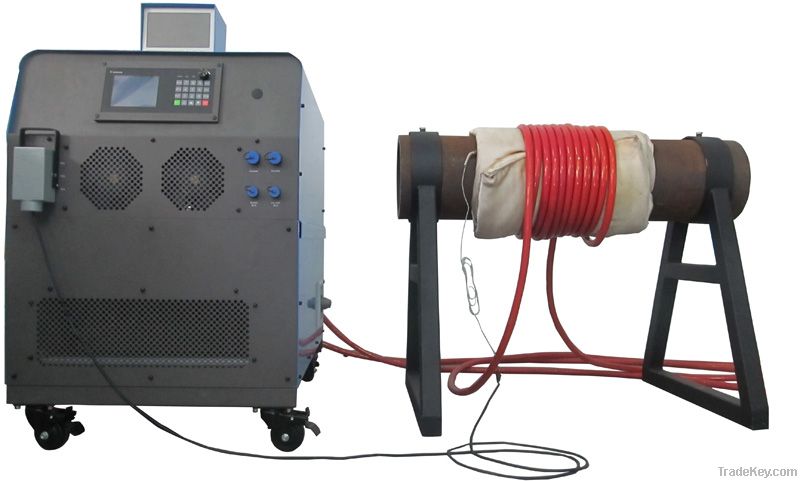 Induction preheating equipment for pipe