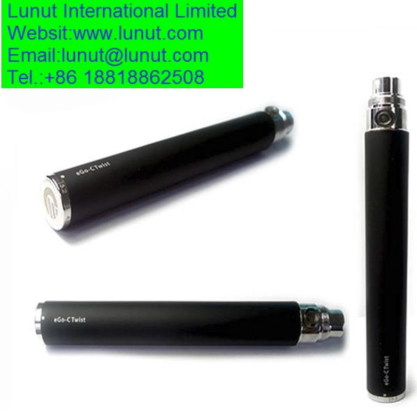 eGo-C Twist e-cigarette with variable voltage battery, eGo Twist