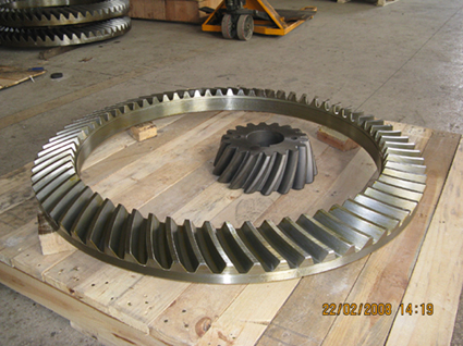 spiral bevel gear for oil drilling rig