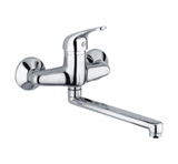 Wall mounted mixer