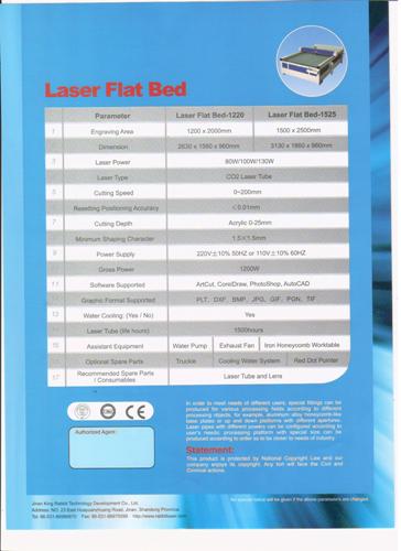 Laser Flat Bed