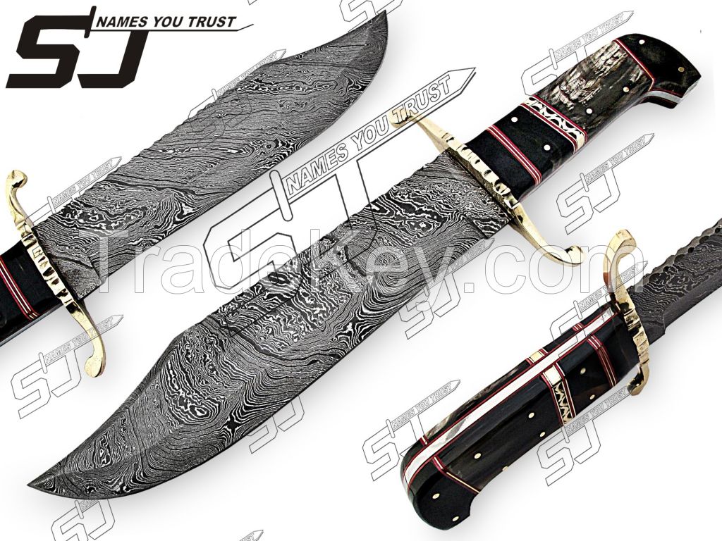 Damascus Steel Hunting Knives