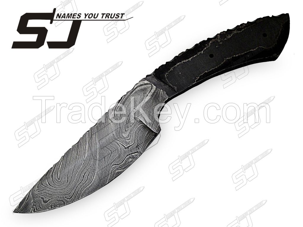 Damascus Steel Blank Blades