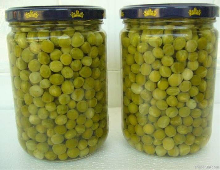 canned green peas