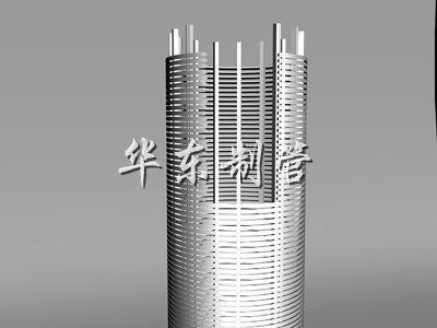 water(oil)  well screen 02, V-shape wire screen pipe