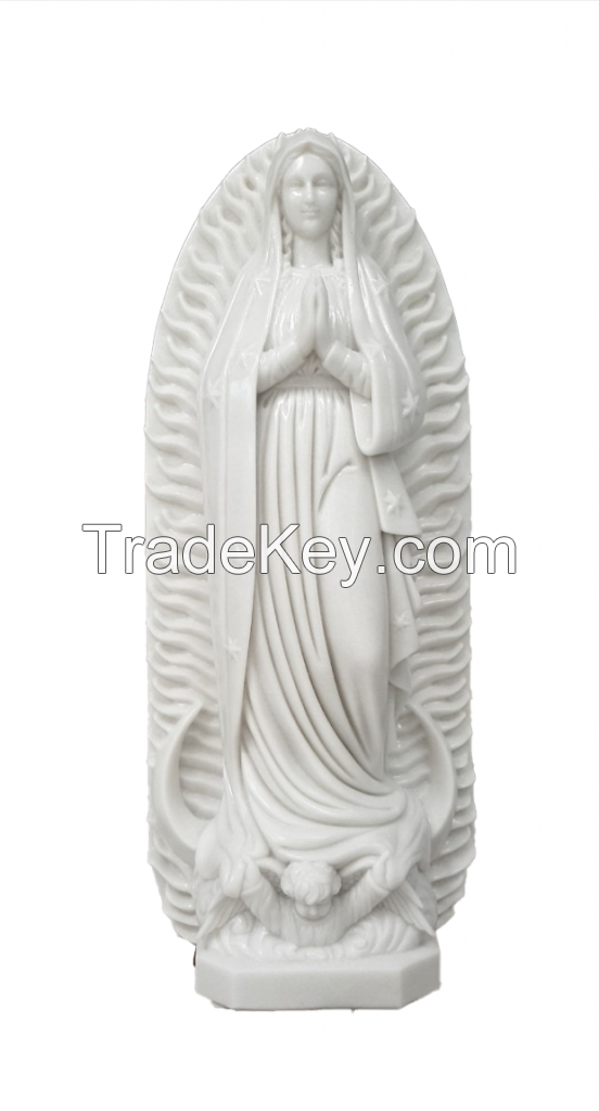 Viet Nam marble statue of St Guadalupe- Tu Hung stone arts