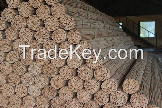 Natural rattan round core for furniture