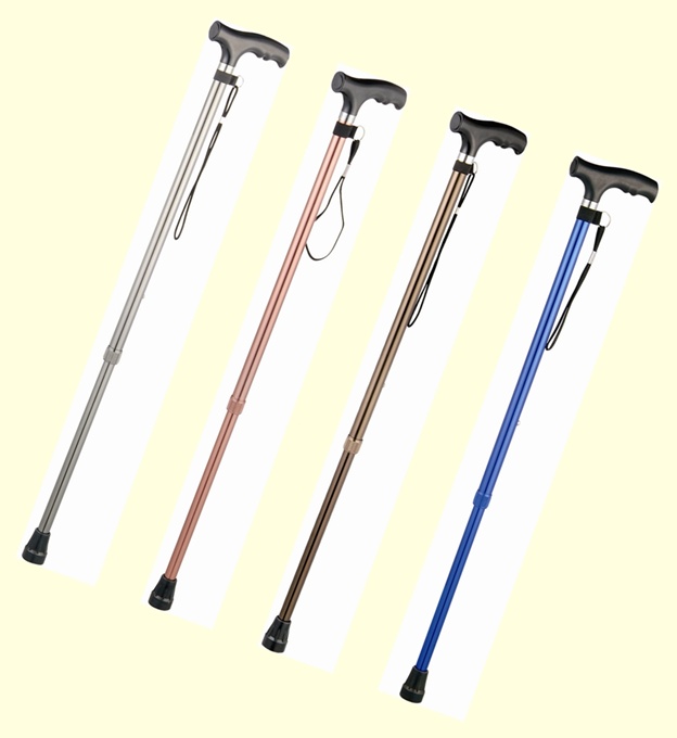 Telescopic walking cane