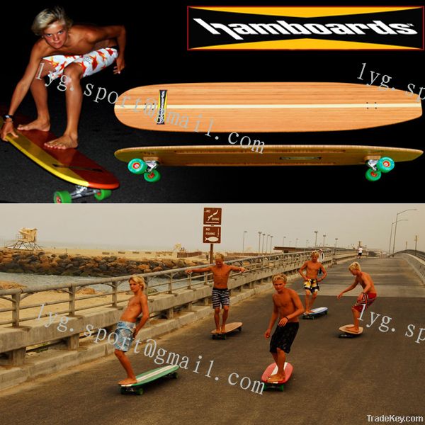 Hamboard, skateboard, longboard, penny skateboard, downhill skateboard