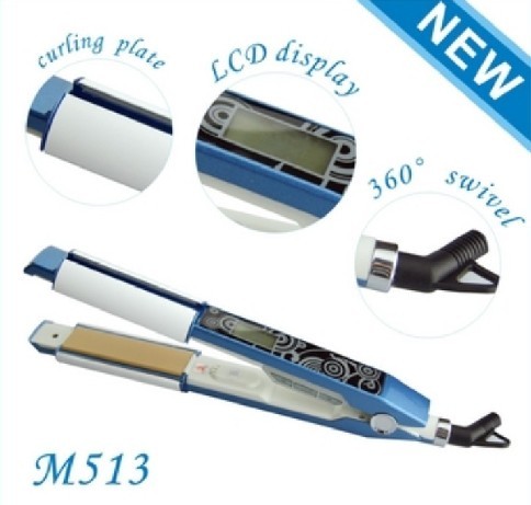 3D styler LCD hair straightener (M513)