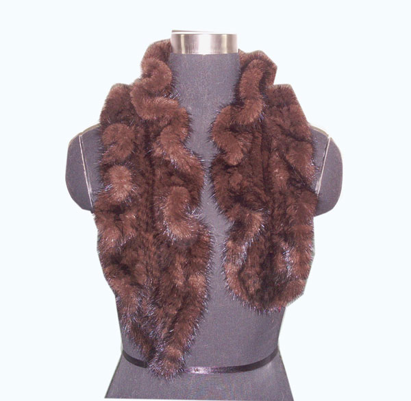 mink fur scarf