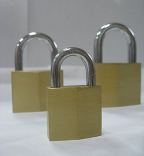 Diamond  padlock.