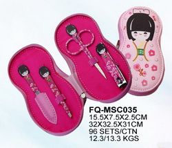 Hot-sale  4pcs Japanese Doll Manicure Set