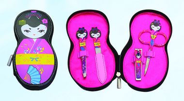 Hot-sale  4pcs Japanese Doll Manicure Set