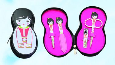 Hot-sale  4pcs Japanese Doll Manicure Set