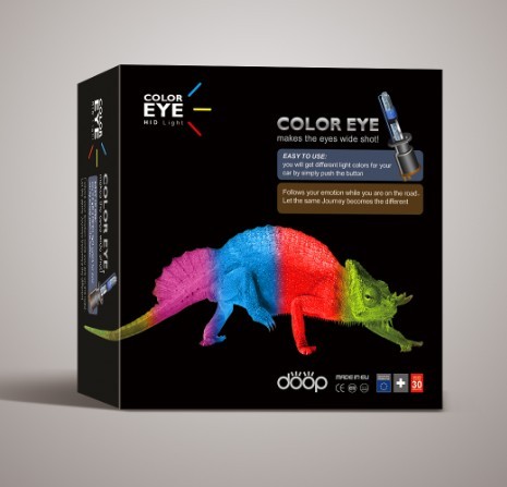 Patented HID Kit--Color Eye--change light colors freely