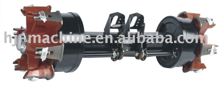 (semi)trailer axle assembly