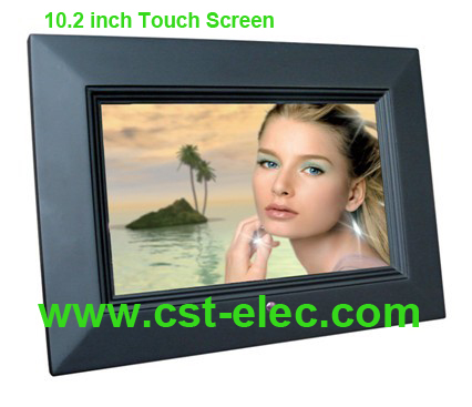 10.2 inch touch screen digital photo frame